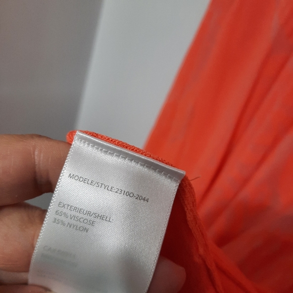 Tribal Coral Open Front Cardigan - Picture 6 of 8